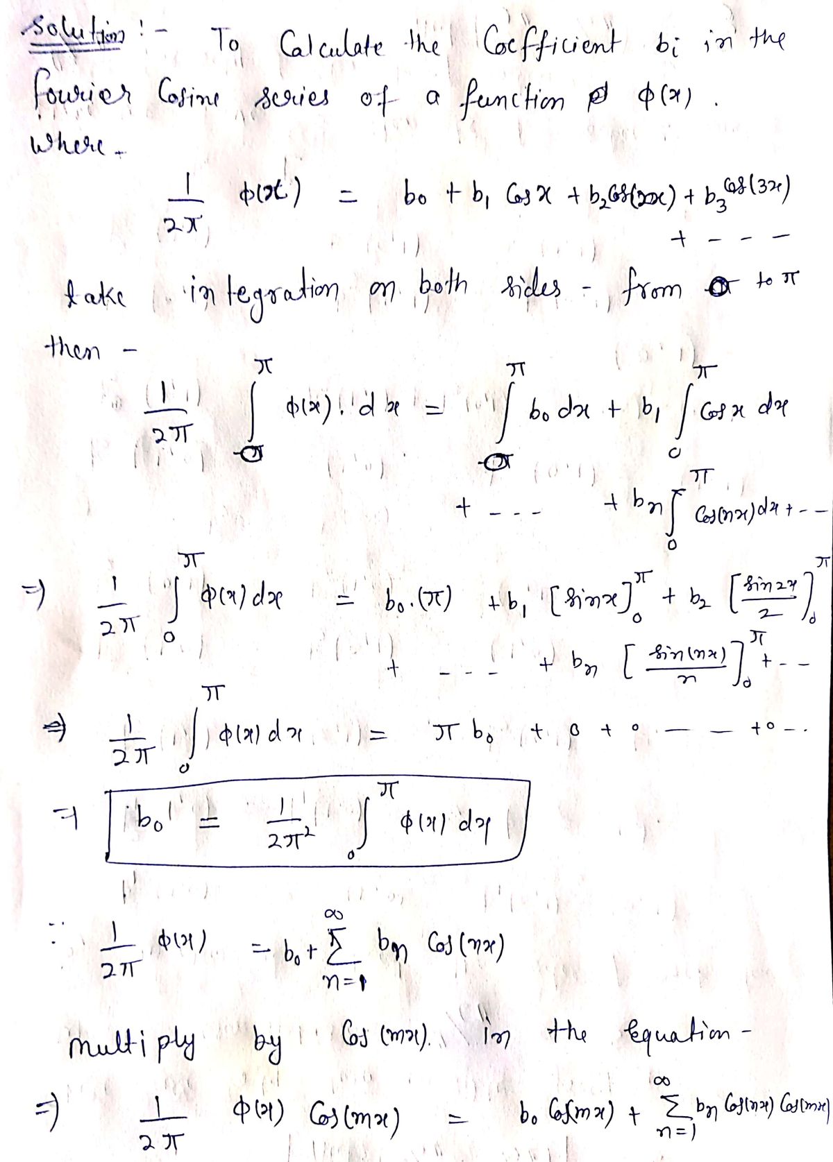 Advanced Math homework question answer, step 1, image 1